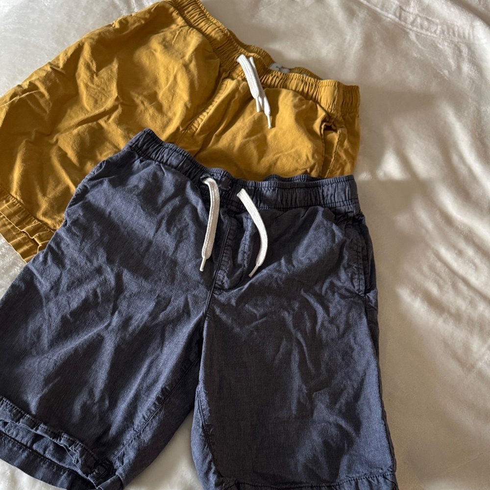 Old Navy Men's Athletic Shorts - Mustard and Navy